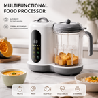 Multifunctional Food Processor Blender Baby Food Grinder Stirring Warming Cooking Machine Küchenmaschinen